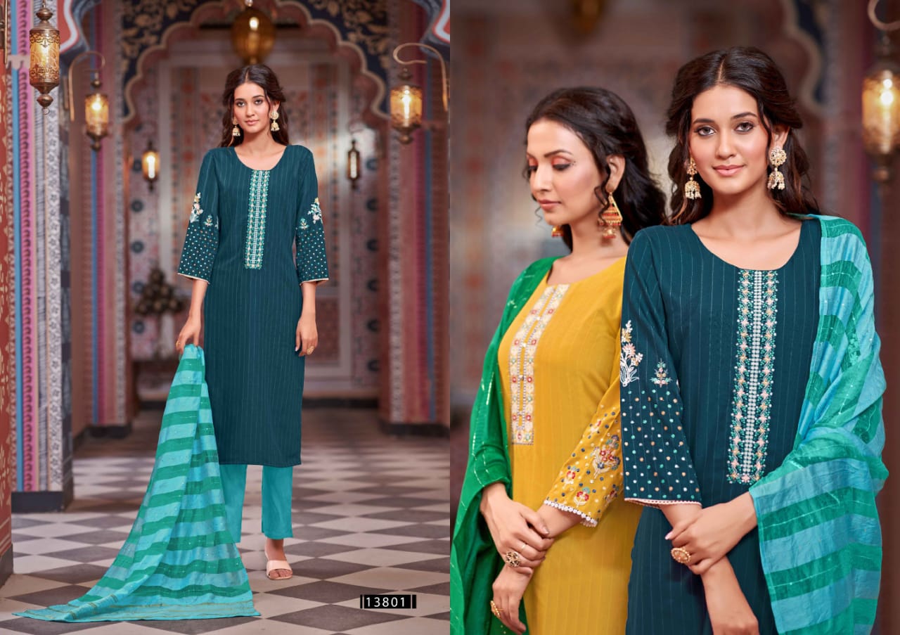 Kalindi By Kalaroop Designer Readymade Suits Catalog
